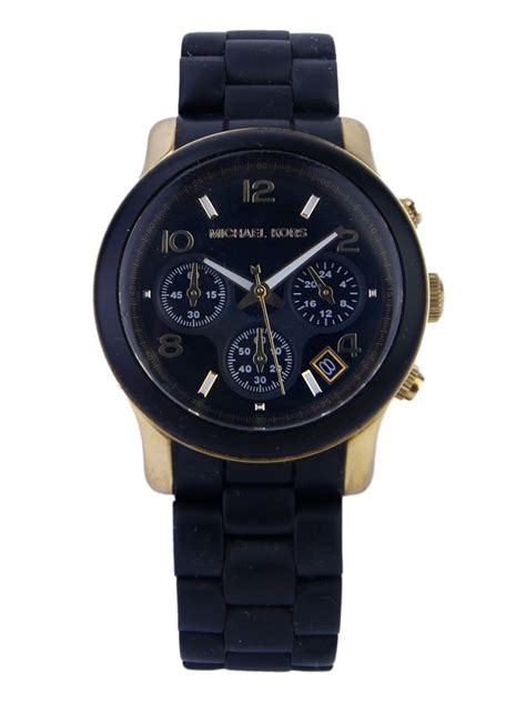 relogio emborrachado michael kors mk 5191 informação|Michael Kors Relógio feminino Runway preto MK5191.